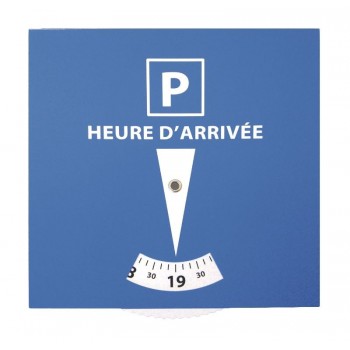 Disque bleu de stationnement