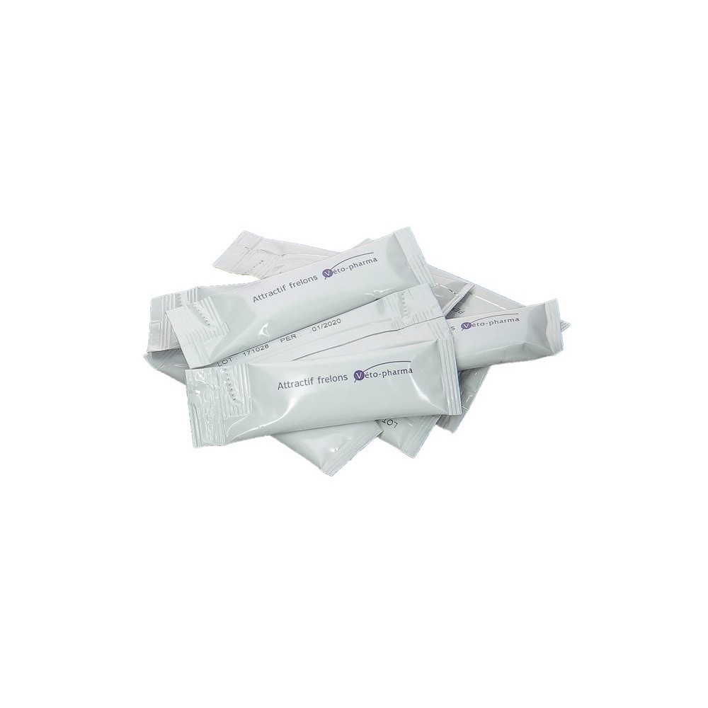 Attractif Frelons Lot de 10 recharges Attractif Frelons Lot de 10 recharges