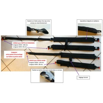 fiche technique des sangles ergonomiques pour vendangeurs