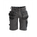 Bermuda de Travail matière extensible Axis DASSY Anthracite / Noir