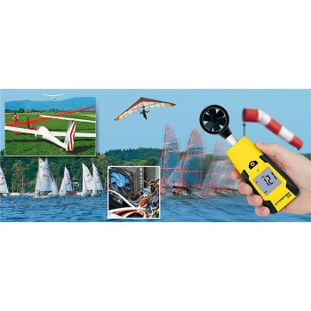 Anémomètre professionnel à hélice TROTEC BA06