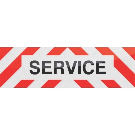 Signalisation : Plaque Magnétique Service