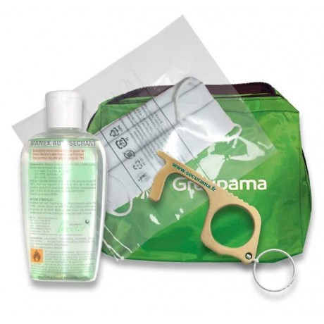 Kit 3 : masque, CleanKey, gel, pochette