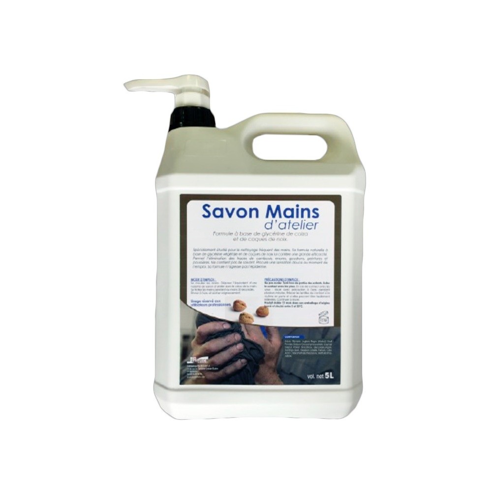 Savon d’Atelier écologique, pour les mains (5L)