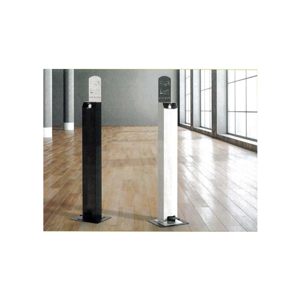 Distributeur à pied de gel hydroalcoolique