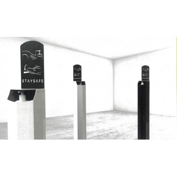 Distributeur à pied de gel hydroalcoolique