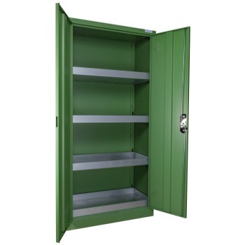 Armoire phytosanitaires haute 2 portes en kit 300L TRIONYX ouverte et vide