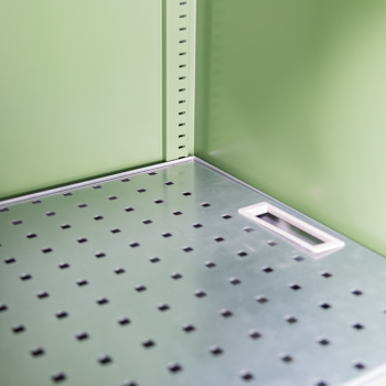 Armoire phytosanitaires haute 2 portes en kit 300L TRIONYX étagère perforée