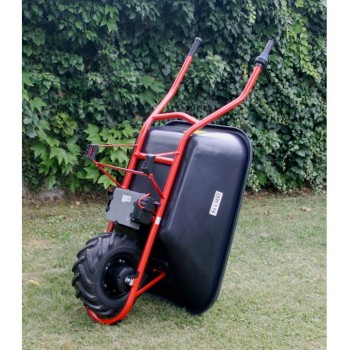 Dessous de la brouette électrique renforcée PRO P120 L motorisée ZOETTE