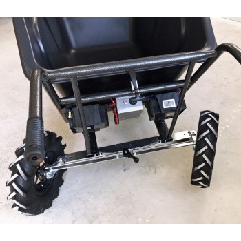 Roues directrices chariot électrique Mega Jumbo distributrice