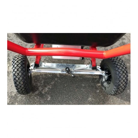 Roues directionnelles ZOETTE arrières pour brouette