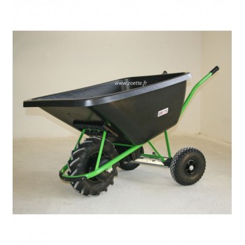 Roues directionnelles arrières pour brouette ZOETTE