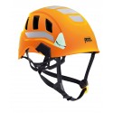 Casque orange haute visibilité ventilé STRATO VENT HI VIZ PETZL I Sécurama