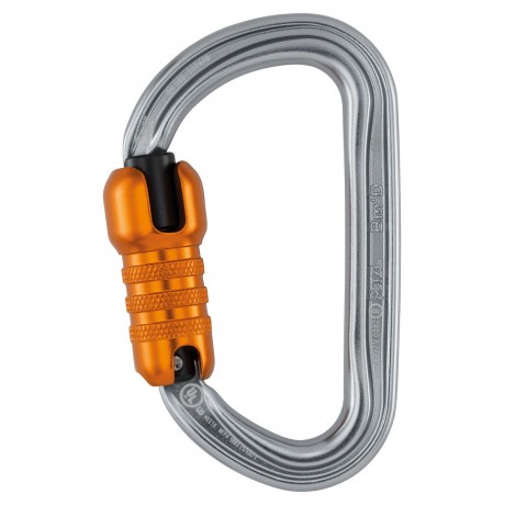 Mousqueton BmD gris asymétrique haute résistance PETZL I Sécurama