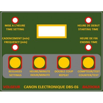 Canon électronique BAZOUKA DBS-E6 propane VOLGEUR I Sécurama