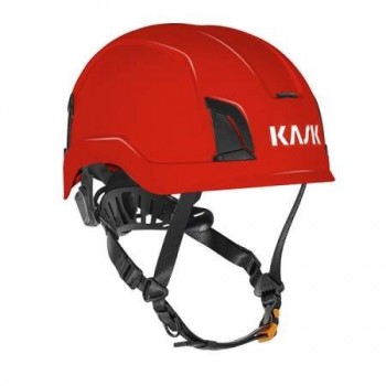 Casque de chantier ZENITH X jugulaire 10 ans KASK rouge