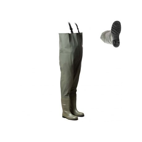 Waders de sécurite CHEST SAFETY PVC DUNLOP Securama