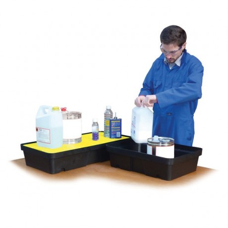 Bac Rétention avec grille 20, 40 ou 100 l PIG ECO PB SECURAMA