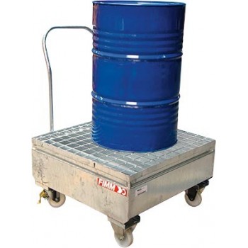Chariot professionnel de rétention pour bidon