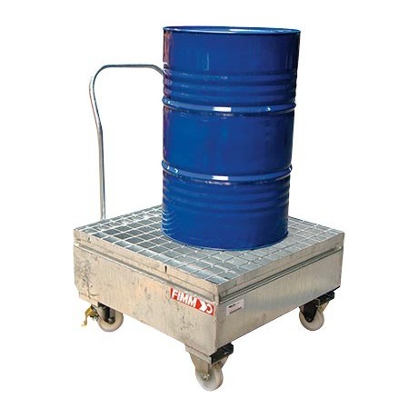 Chariot professionnel de rétention pour bidon