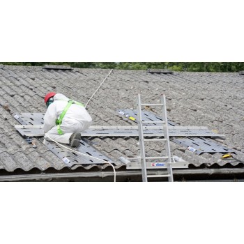 SECURIPLAC intervention sur toiture fibro ciment DIMOS Sécurama